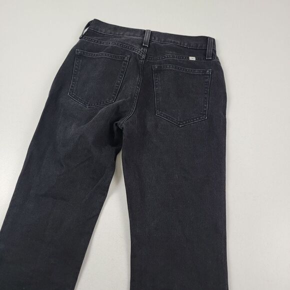 Sunday Best Aritzia High Rise Wide Leg Black Denim Jeans Womens Size 0 - Picture 5 of 16
